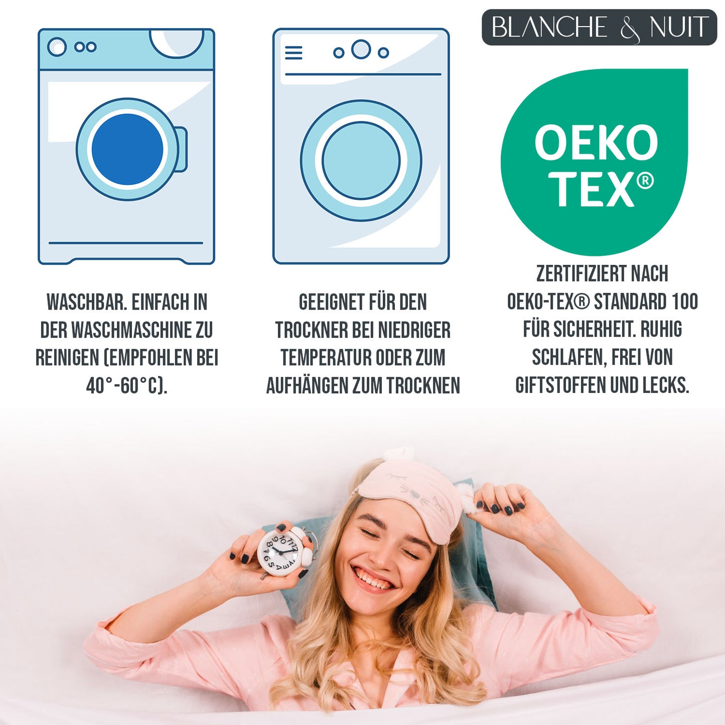 80x190 Waterdichte Matrasbeschermer – Bescherm Tegen Vlekken, Mijt & Allergenen | Blanche & Nuit